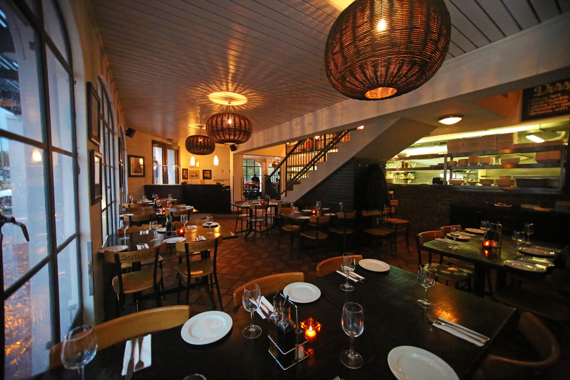 Dining room at Basilico