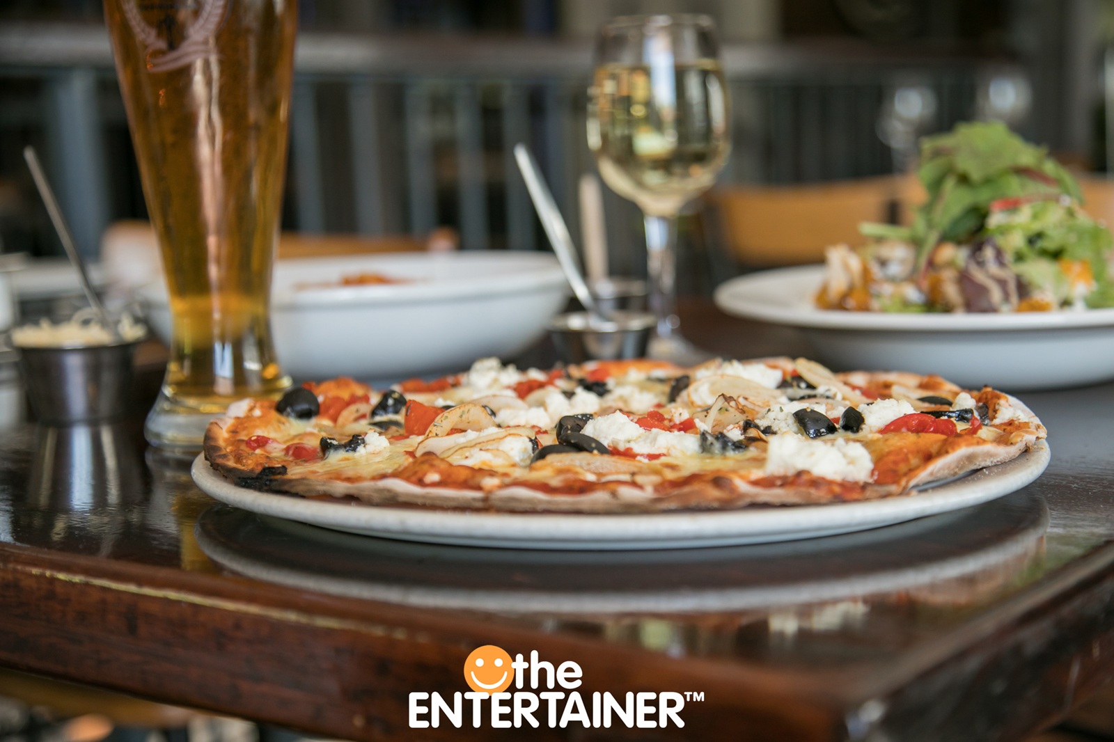 Wood-fired pizza